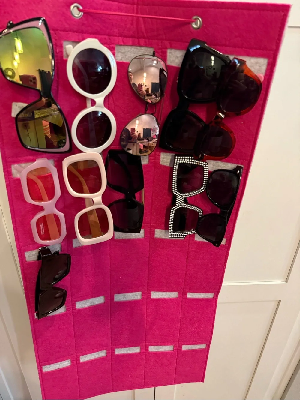 sunglasses bundle-11 pairs of sunglasses- includes hanger for organizing